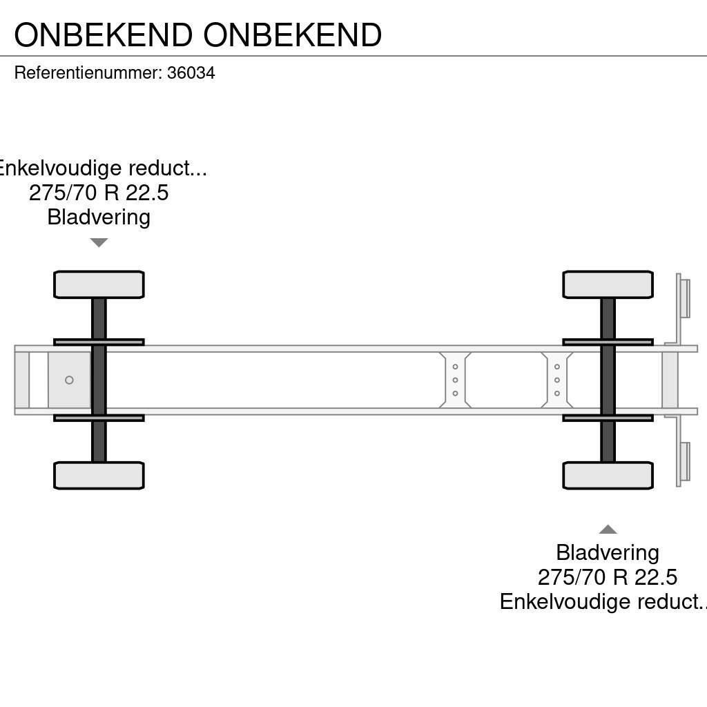  Onbekend ONBEKEND Flatbed Trailers