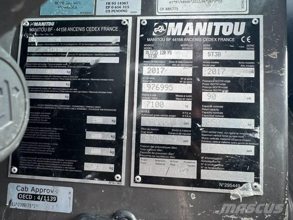 Manitou MLT 735-120 Telehandlers for Agriculture