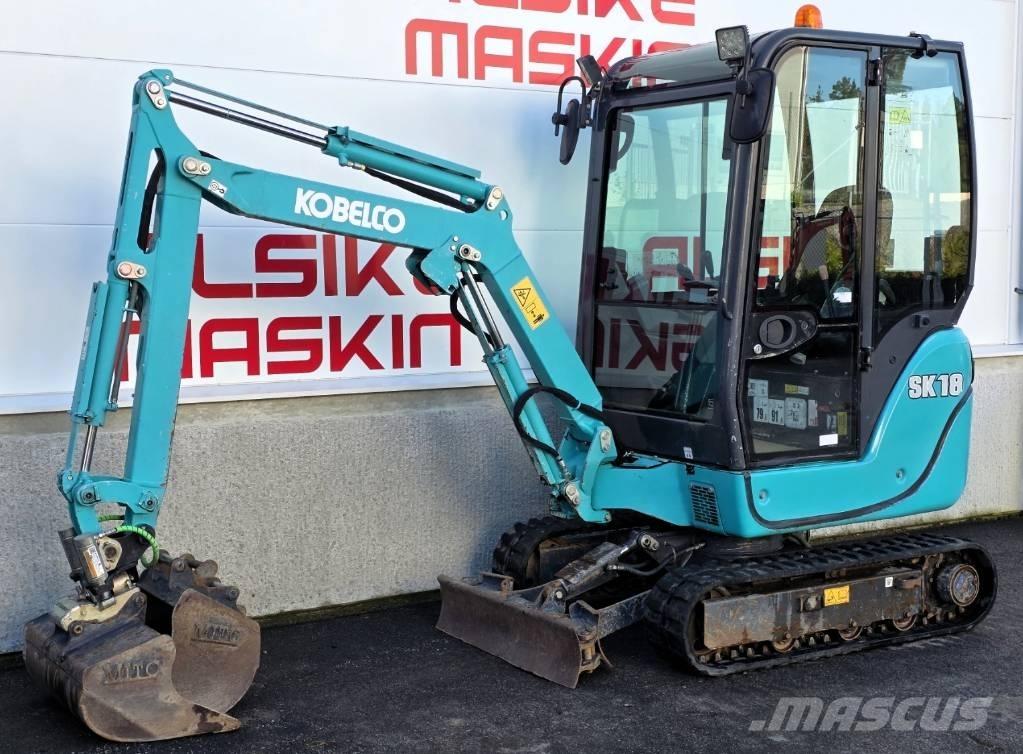 Kobelco SK 18 Mini Excavators <7t (Mini Diggers)