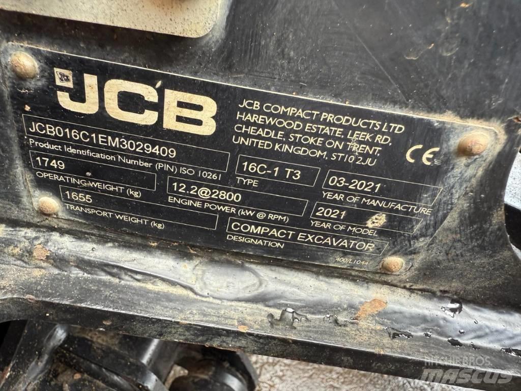 JCB 16 C-1 Mini Excavators <7t (Mini Diggers)