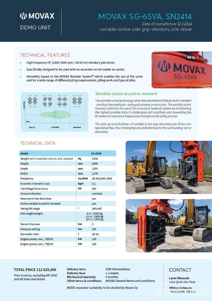 Movax SG-65VA Hammers / Breakers