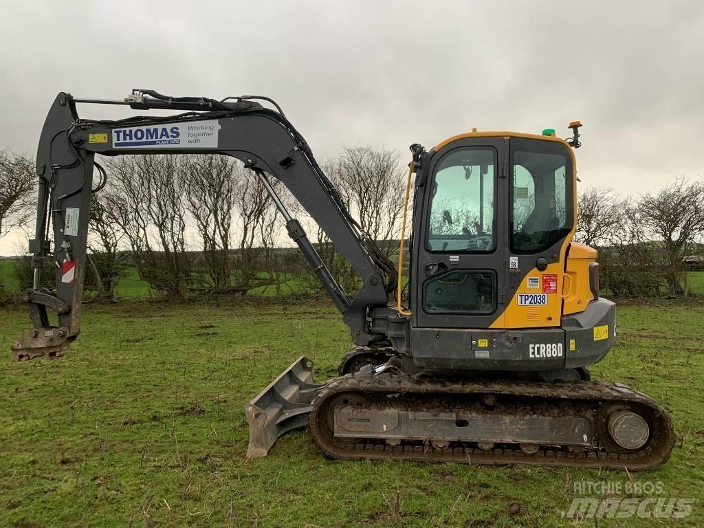 Volvo ECR 88 D Mini excavators  7t - 12t