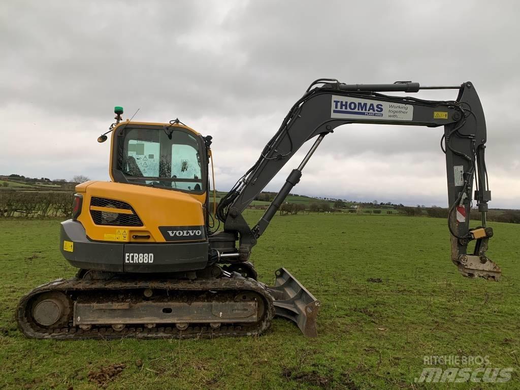 Volvo ECR 88 D Mini excavators  7t - 12t