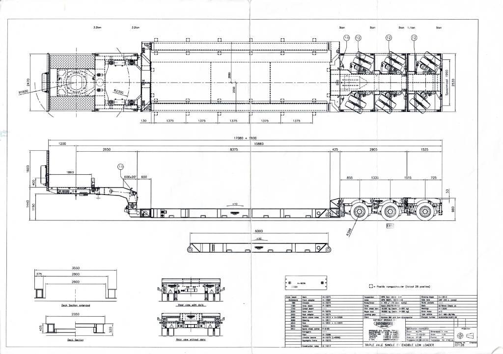Broshuis Low loader Lowboy Trailers