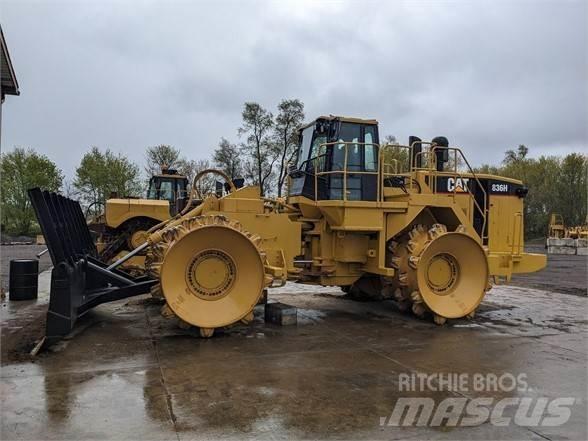 CAT 836H Landfill compactors