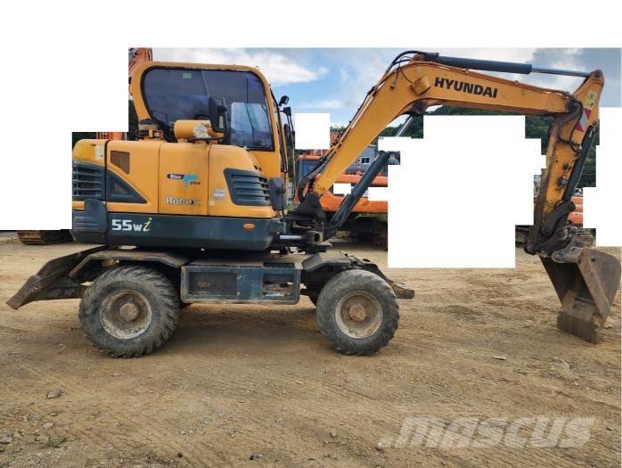 Hyundai Robex 55 W-3 Wheeled Excavators