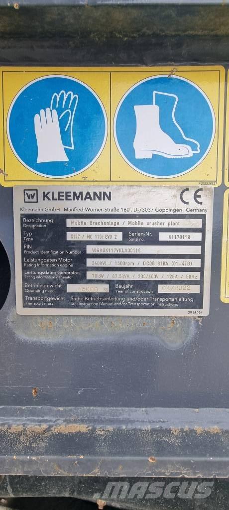 Kleemann MC110i Evo2 Crushers