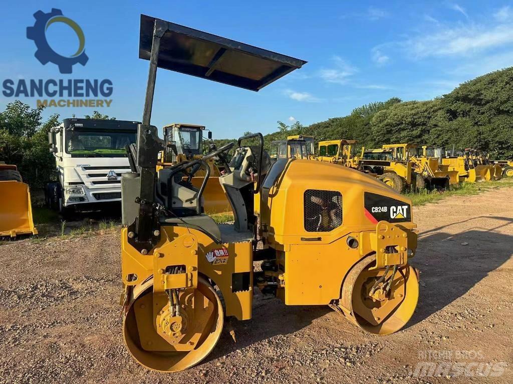 CAT CB 24 B Twin drum rollers