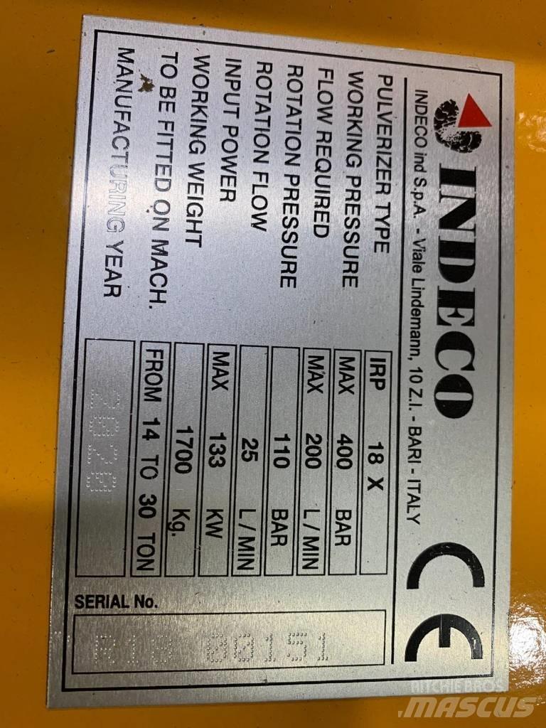 Indeco IRP 18X Pulveriser  (Demolition Crusher ) 