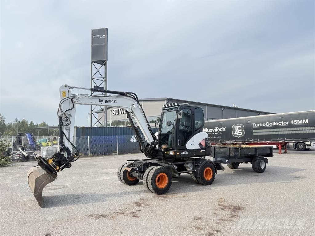 Bobcat E57W Wheeled Excavators