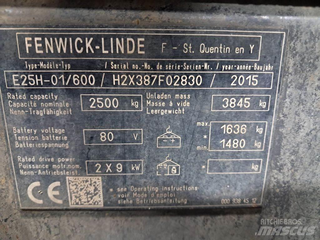 Linde E25H-01/600 Electric Forklifts