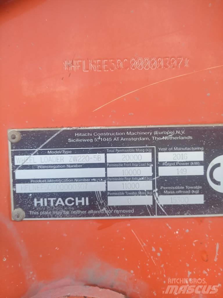 Hitachi ZW 220-6 Wheeled Excavators