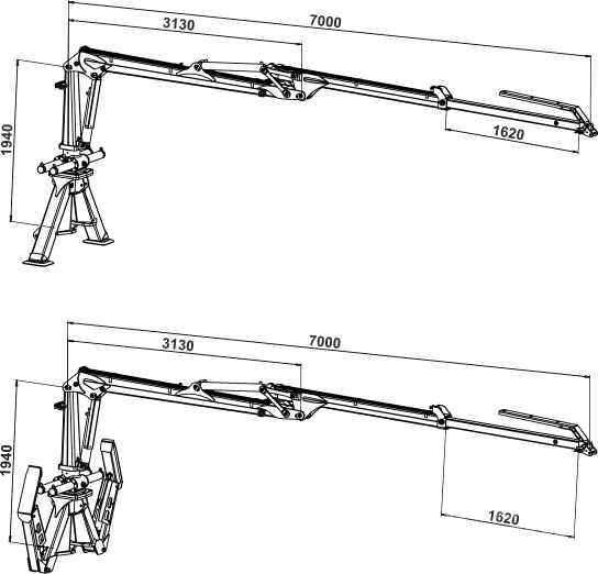 Country 700PRO/90DU Knuckleboom loaders