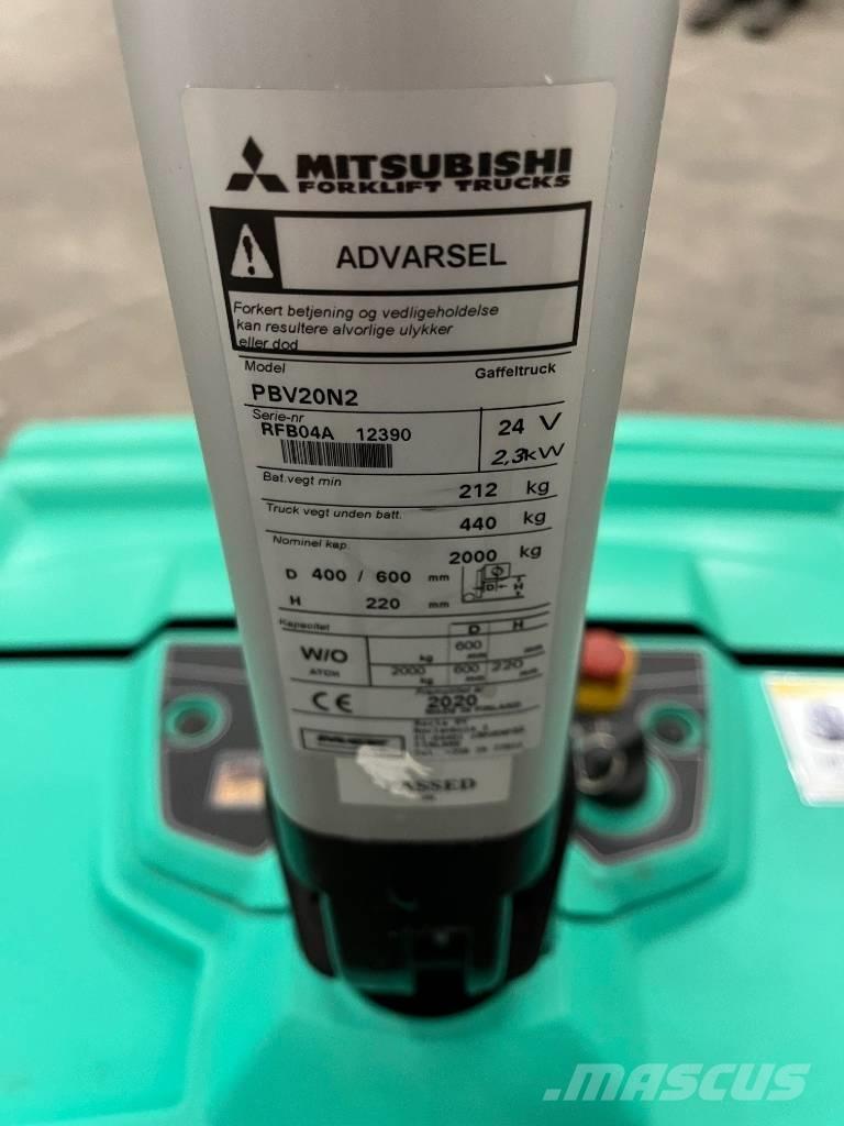 Mitsubishi PBV20N2 Pedestrian stacker