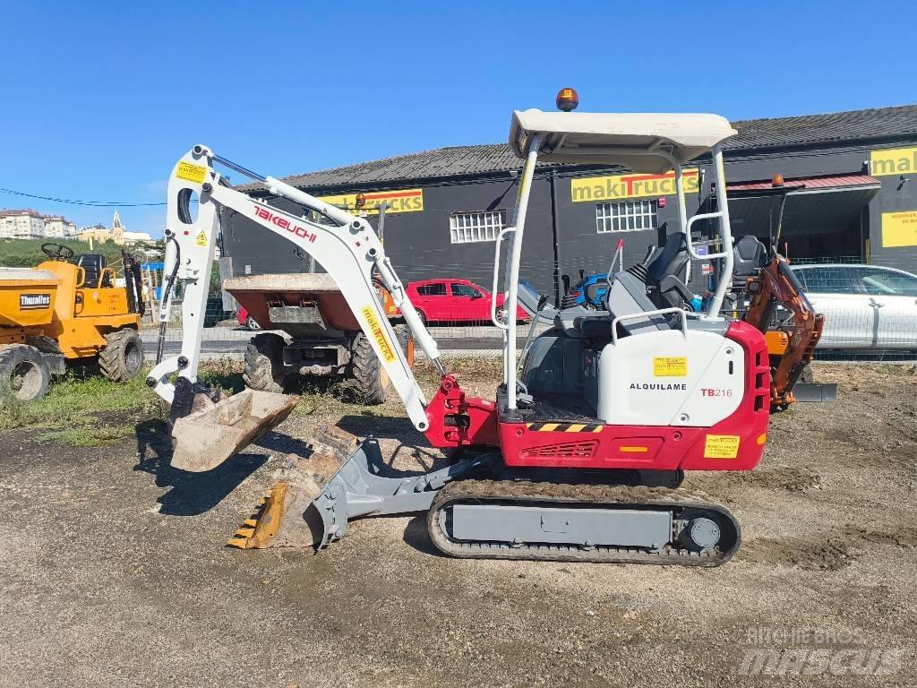 Takeuchi TB 216 Mini Excavators <7t (Mini Diggers)