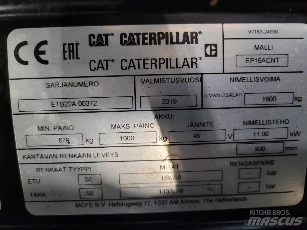 CAT EP16ACNT " OULU " Electric Forklifts