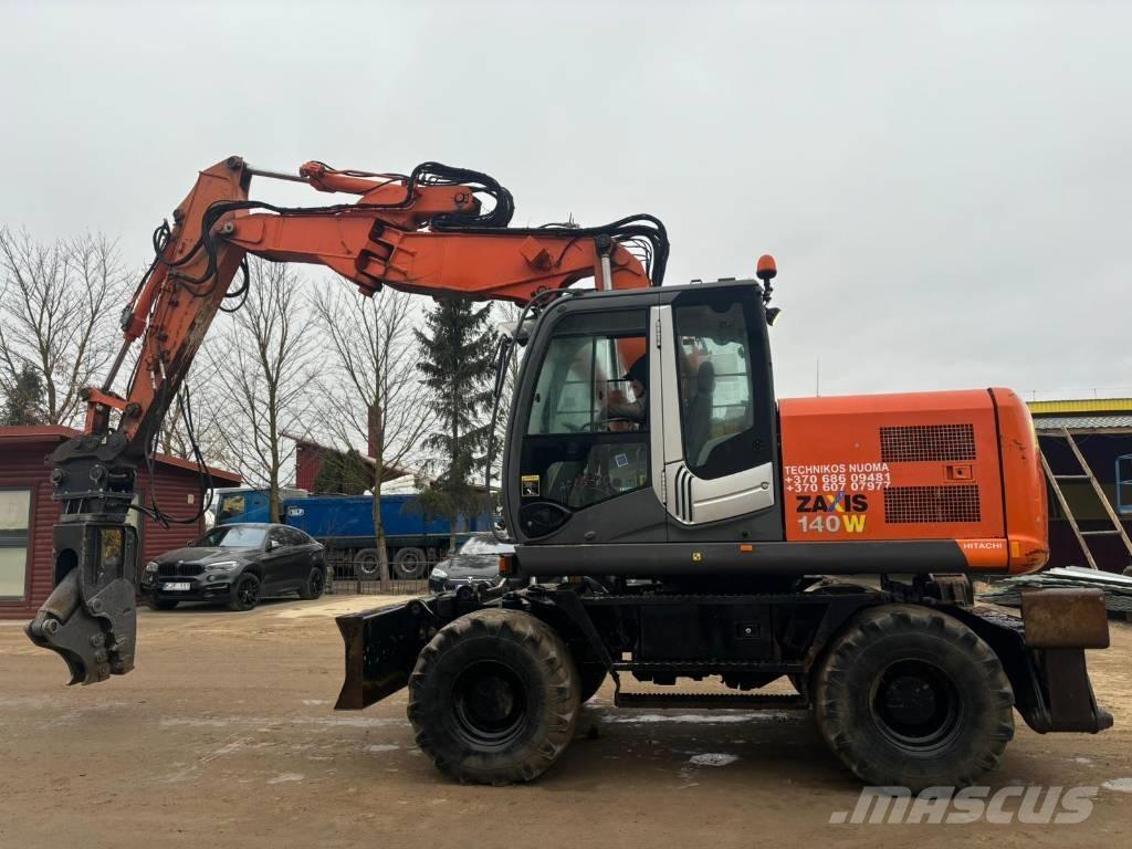 Hitachi ZX 140 W-3 Wheeled Excavators