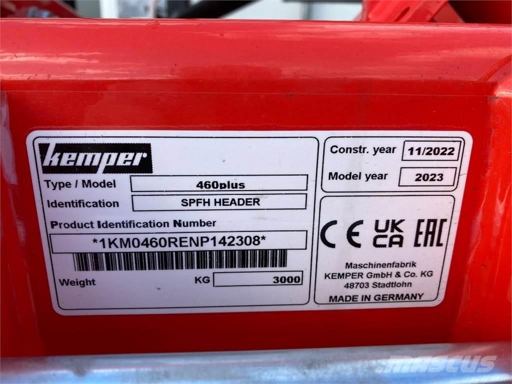 Kemper 460 plus Farm Equipment - Others