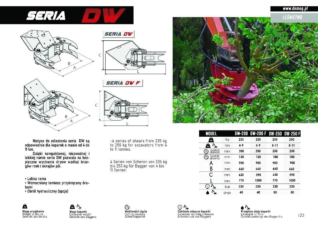  DEMOQ DW250 Grapples/Grapple Trucks