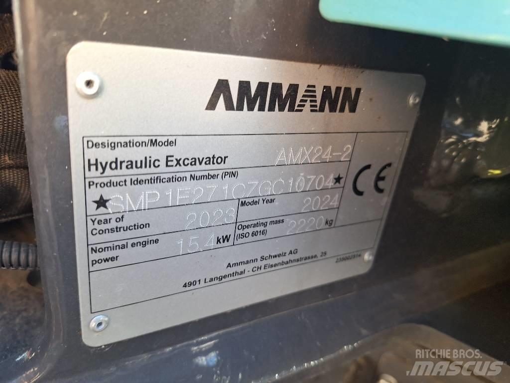 Ammann AMX24-2 Mini Excavators <7t (Mini Diggers)
