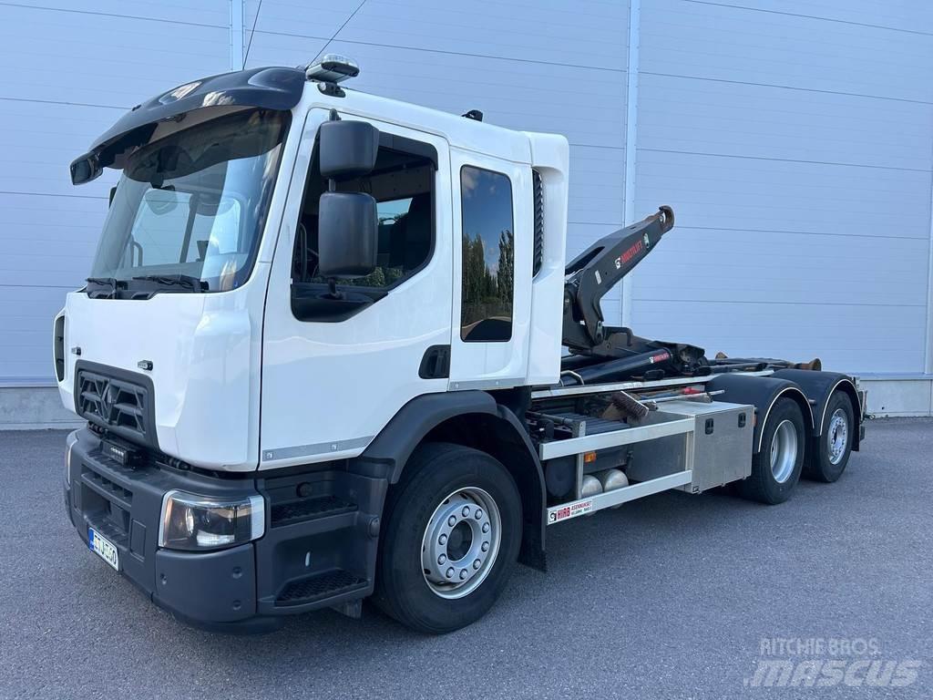 Renault D Wide Hook lift trucks