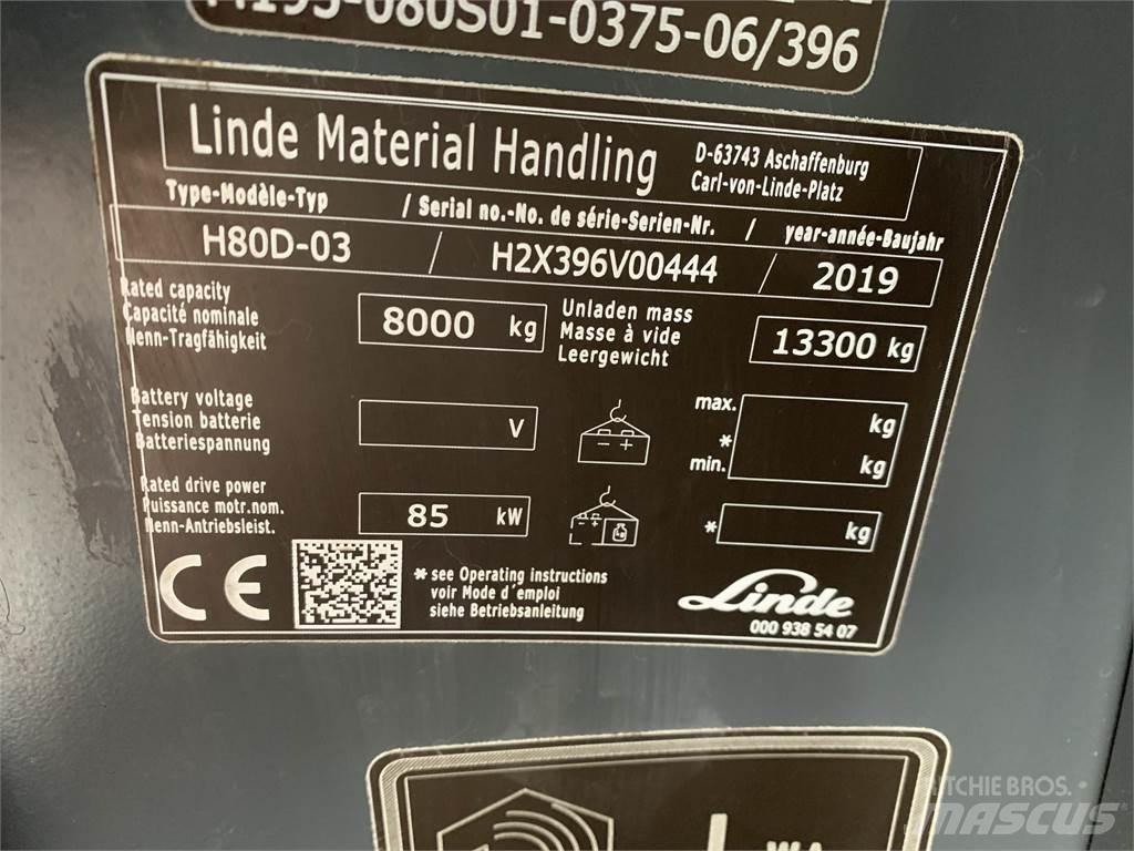 Linde H80D Diesel Forklifts