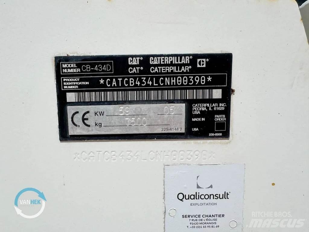 CAT CB434D Twin drum rollers
