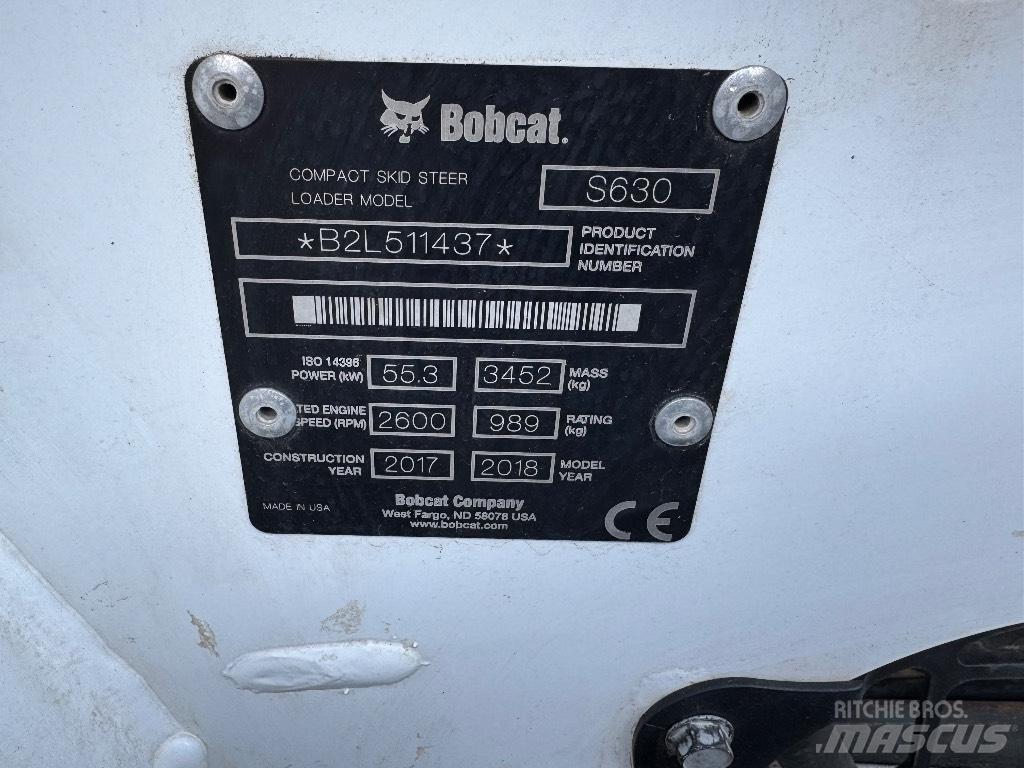 Bobcat S630 Skid Steer Loaders