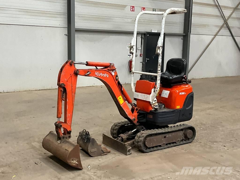 Kubota K 008-3 Mini Excavators <7t (Mini Diggers)