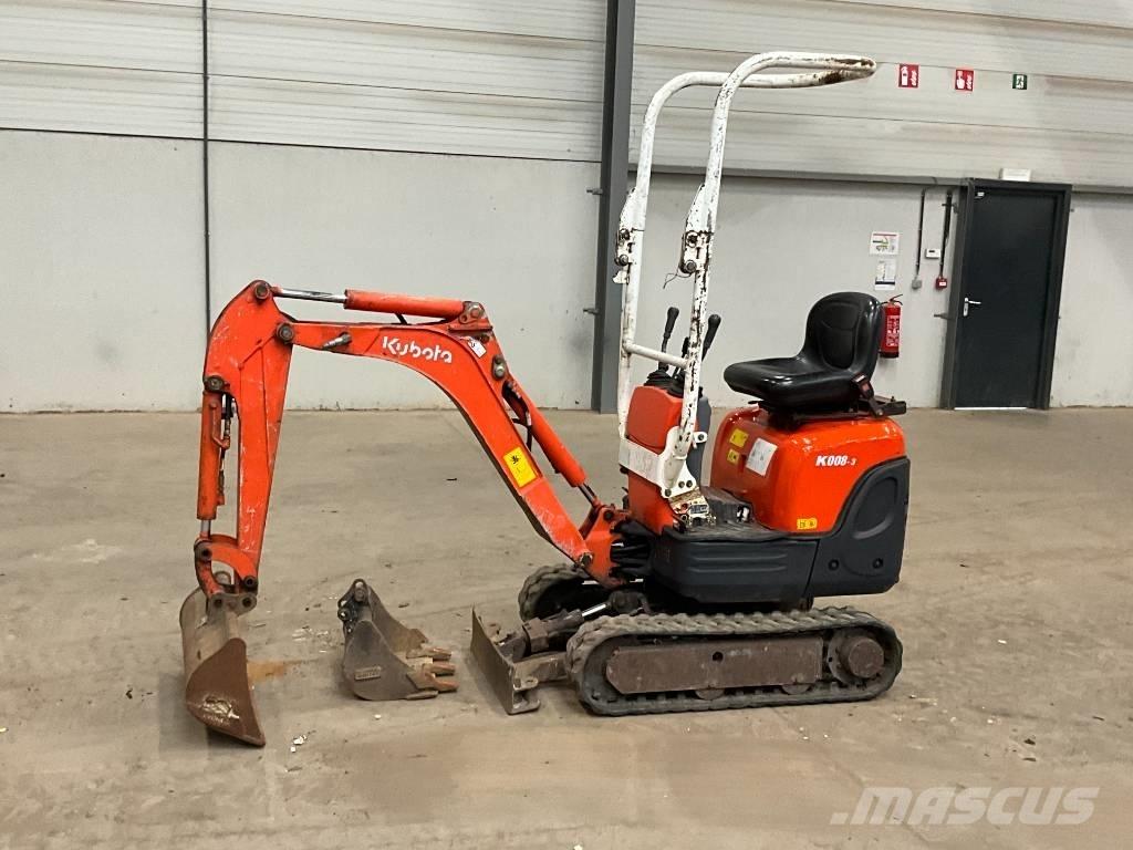 Kubota K 008-3 Mini Excavators <7t (Mini Diggers)