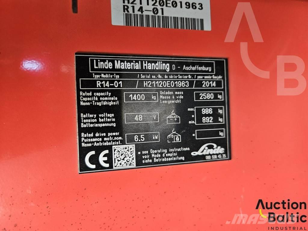 Linde R14-01 Medium lift order picker