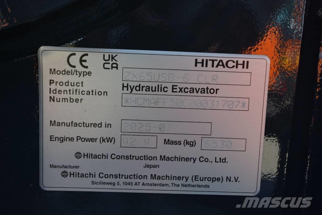 Hitachi ZX 65 USB-6 Mini Excavators <7t (Mini Diggers)