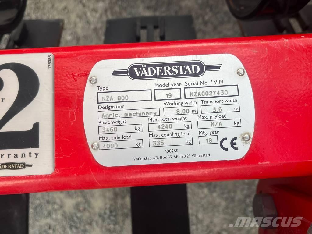Väderstad NZA800 Harrows