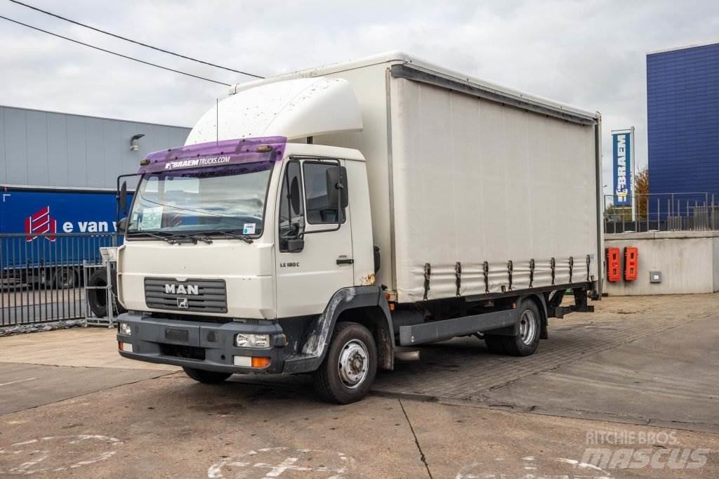 MAN LE 180 Curtain Side Trucks