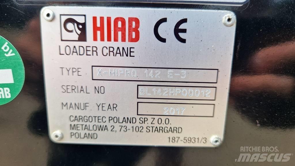 Hiab X-Hipro 142 E-3 Knuckleboom cranes