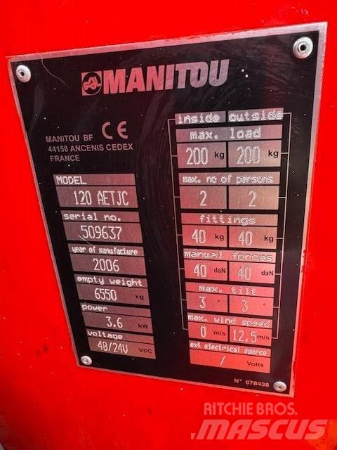 Manitou 120 AET JC Articulated boom lifts