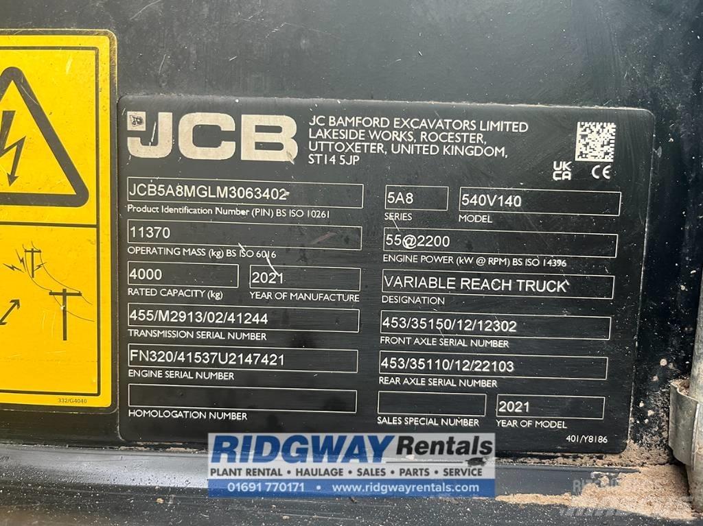 JCB 540-140 Telescopic Handlers