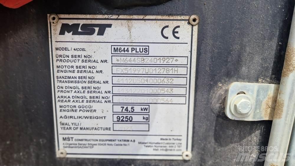 MST M644 PLUS Backhoe Loaders