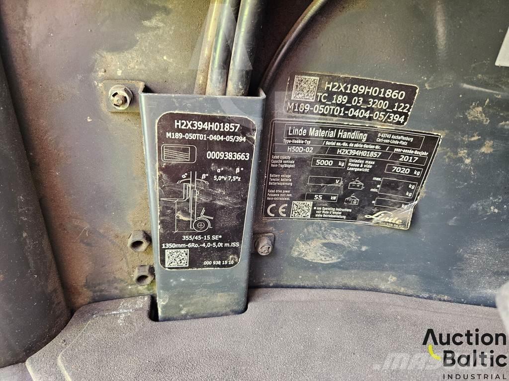 Linde H50D-02 Diesel Forklifts
