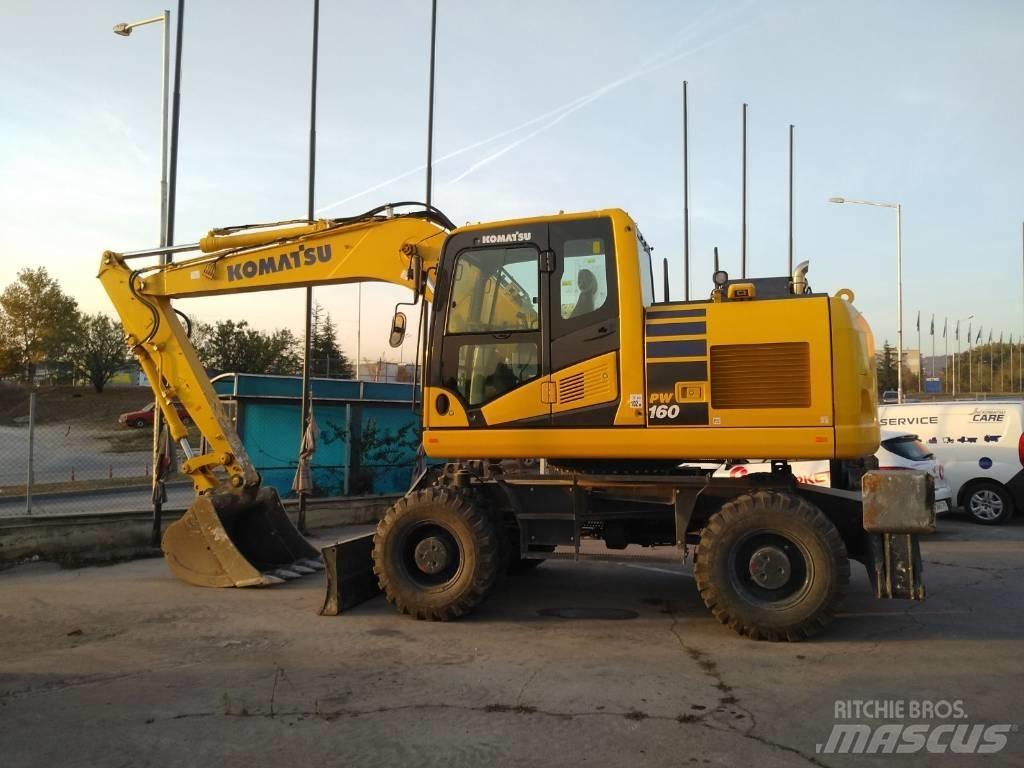 Komatsu pw160-11 Wheeled Excavators