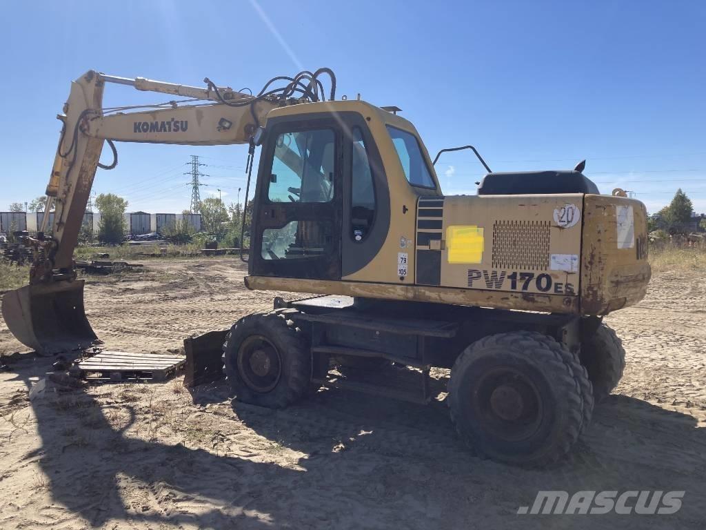 Komatsu PW 170-6 Wheeled Excavators