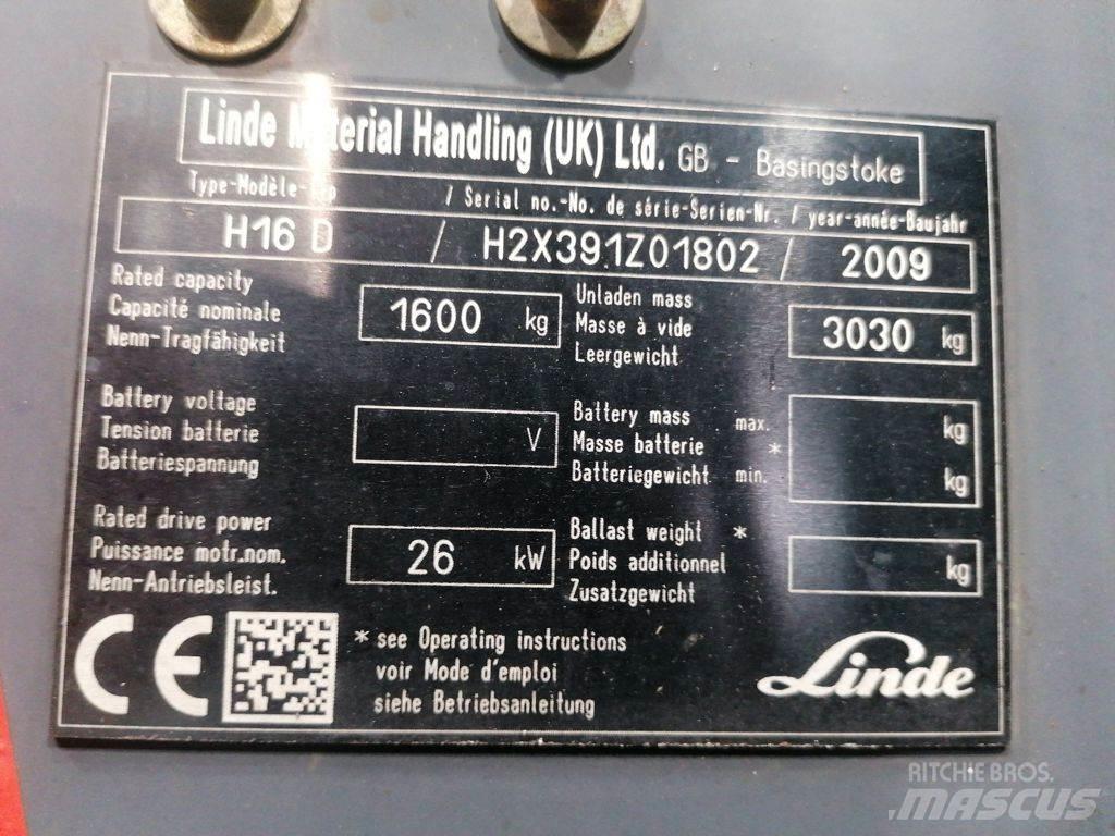 Linde H16D Diesel Forklifts