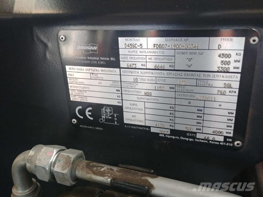 Doosan D45 SC-5 Diesel Forklifts