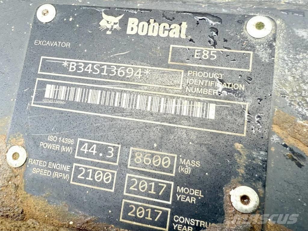 Bobcat E 85 Mini excavators  7t - 12t