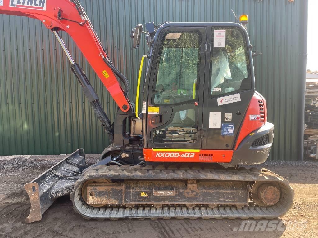 Kubota KX 080-4a2 Mini excavators  7t - 12t