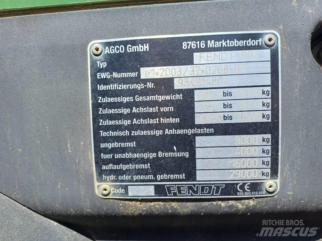 Fendt 936 Vario Tractors
