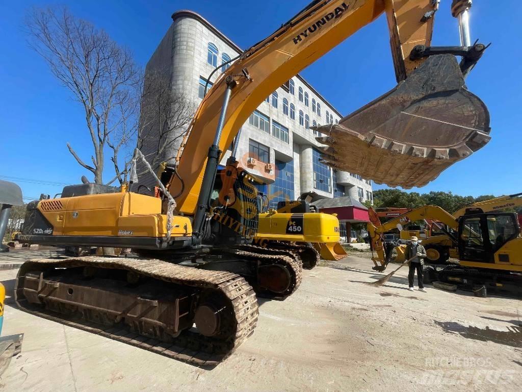 Hyundai Robex 520 VS Crawler Excavators