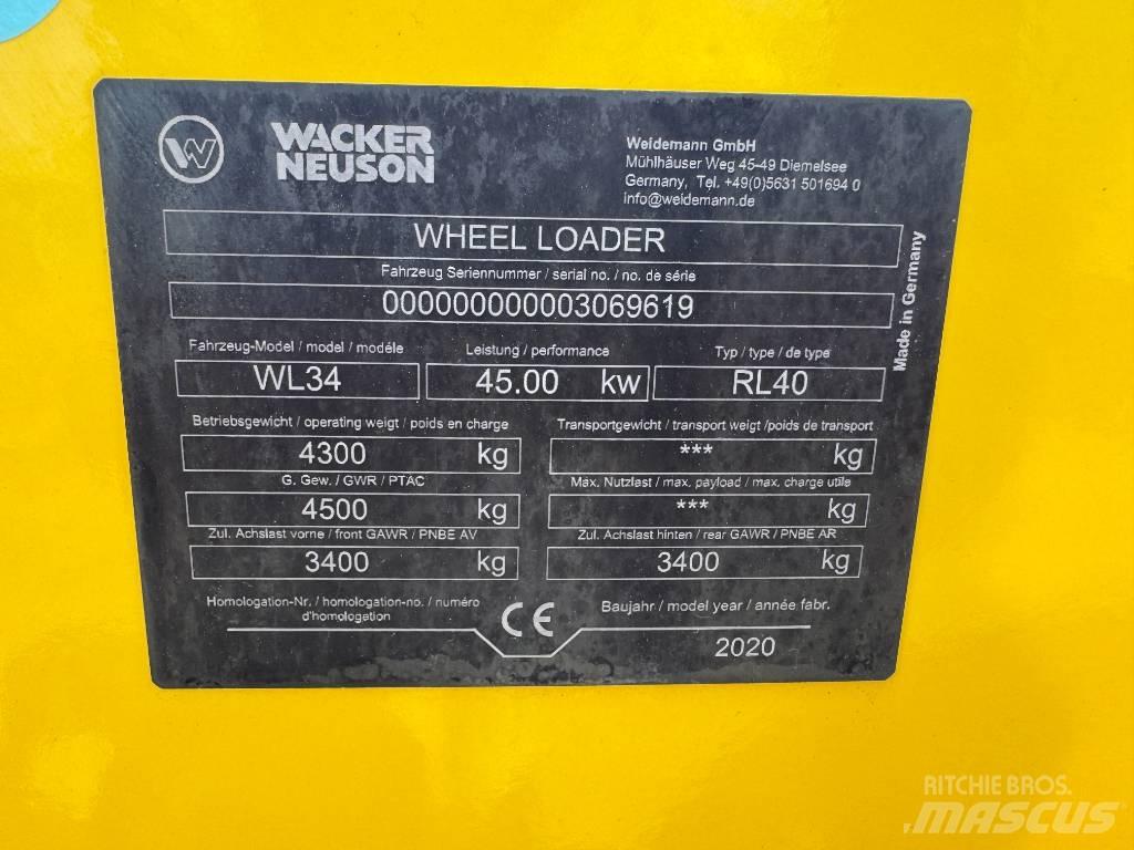 Wacker Neuson WL34 Wheel Loaders