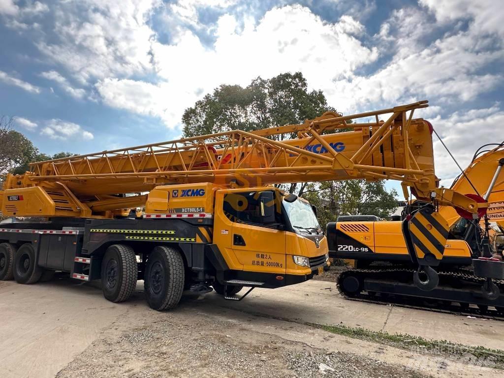 XCMG XCT 80 Mobile and all terrain cranes