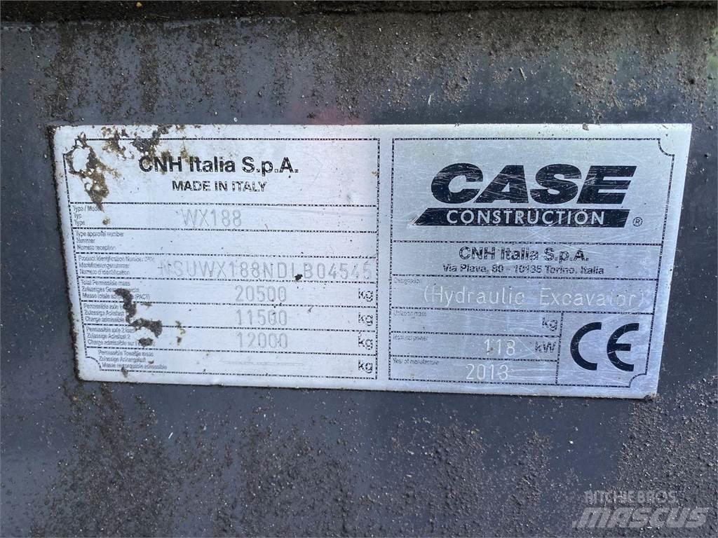 CASE WX188 Wheeled Excavators